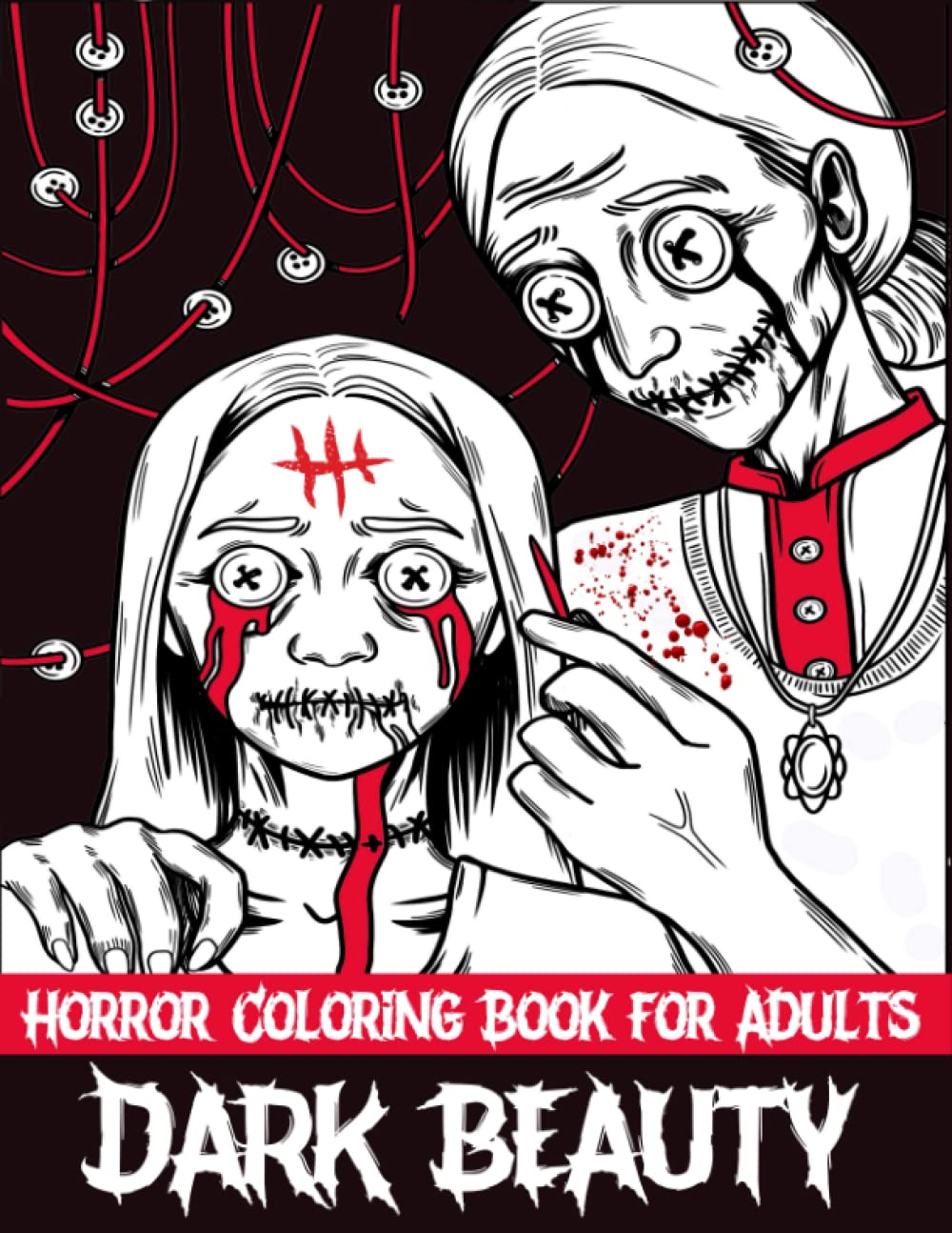 ler totalmente Dark Beauty Horror Coloring Book: Horror Coloring Book for Adults (Horror Collection of Katie Summer)
