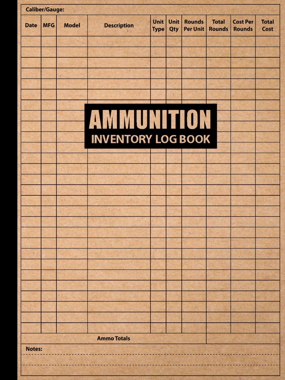 Ammunition Inventory Log Book: Inventory Record Book Ideal for Tracking Ammunition Stocks. baixar o livro de graça
