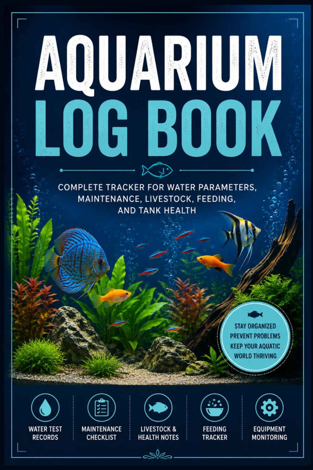 capítulo por capítulo baixar Aquarium Log Book: Complete Freshwater & Saltwater Maintenance Tracker with Water Testing Records, Fish Care Journal, Equipment Checklist, Feeding & Health Monitor, and Tank Management Planner