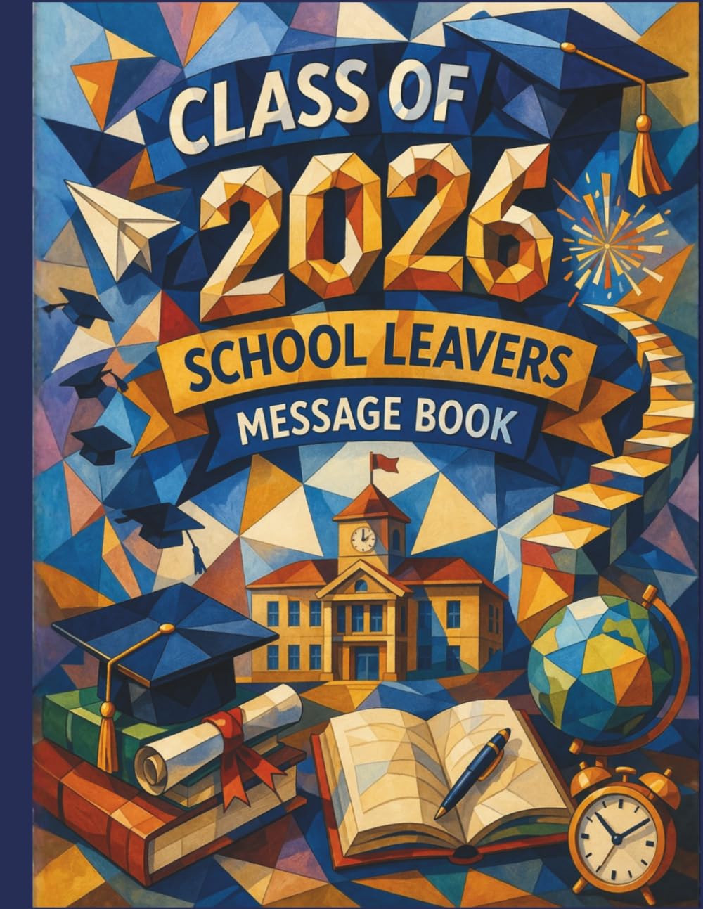 SCHOOL LEAVERS MESSAGE BOOK: Graduation Guest Book for collecting messages from classmates, teachers, family and friends in order to keep in memory wonderful school period baixar o livro de graça