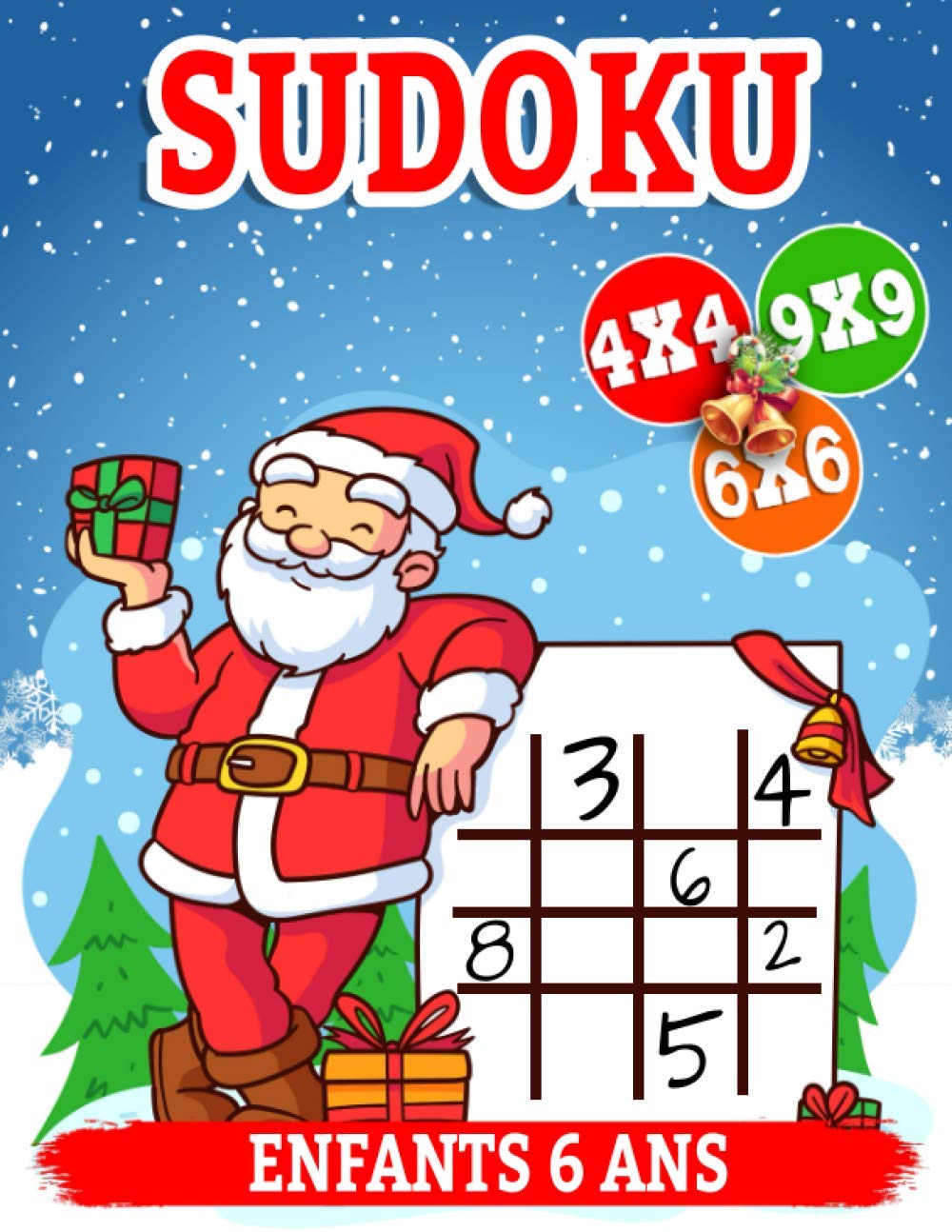 capítulo por capítulo baixar Sudoku Enfants 6 ans: Sudoku pour Enfants Gros Caractères avec Solutions (édition Noël) Livre de Jeux pour Noël - Livre d'activités pour Enfants (French Edition)