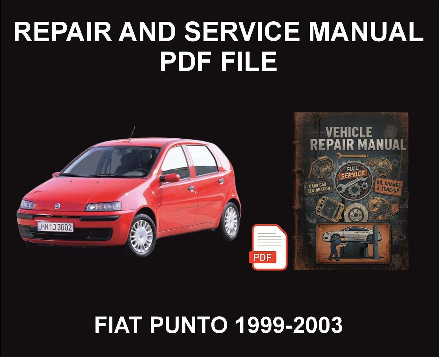 ler totalmente Fiat Punto 1999-2003 Vehicle Repair Manual, Parts, Wiring, Workshop Book (English Edition)