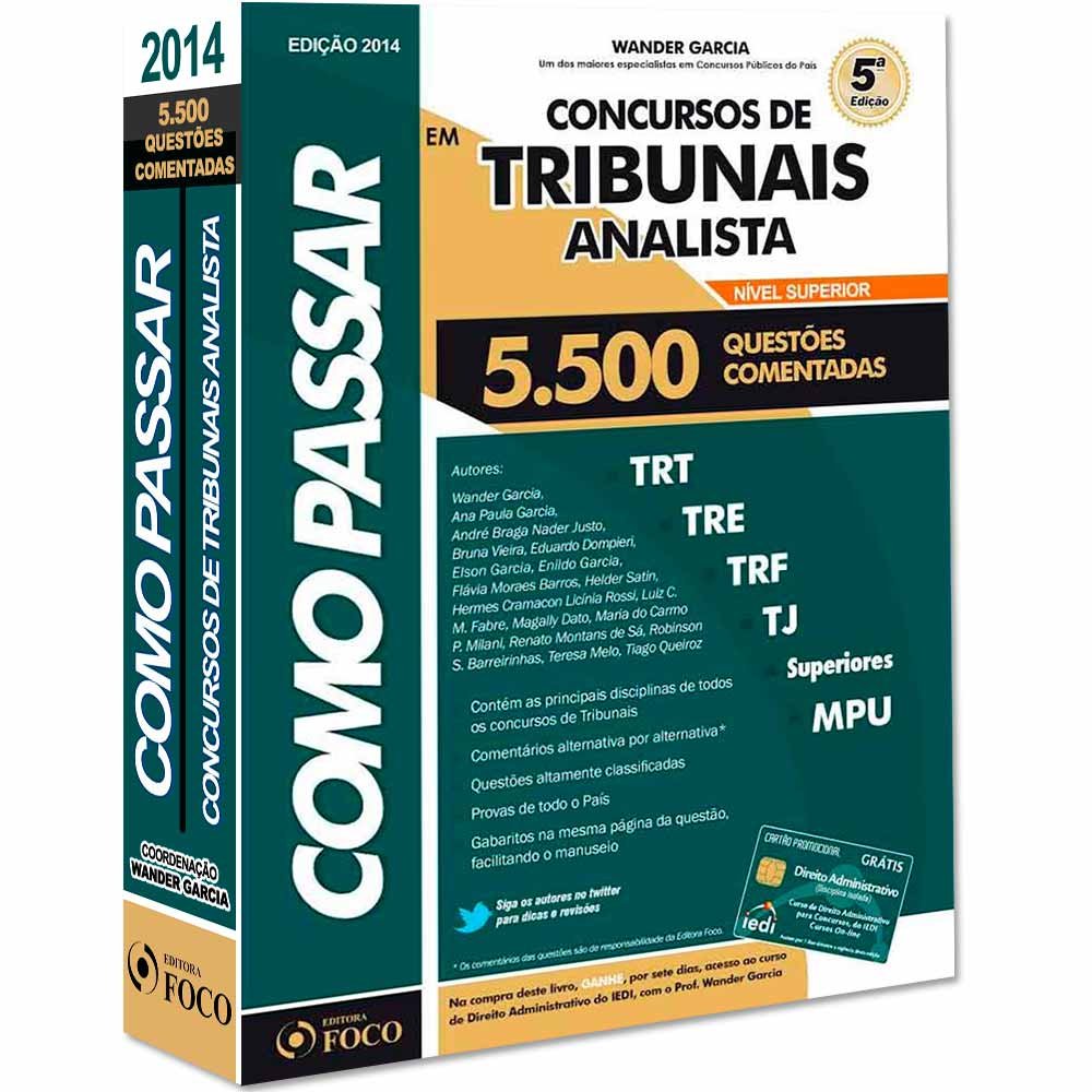 capítulo por capítulo baixar Como Passar em Concursos de Tribunais Analista