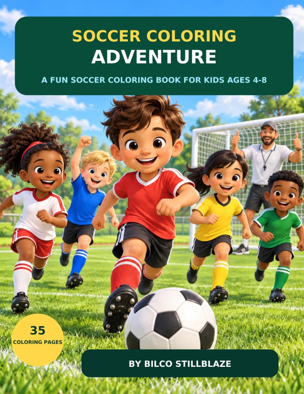 capítulo por capítulo baixar Soccer Coloring Adventure: A Fun Soccer Coloring Book for Kids Ages 4–8