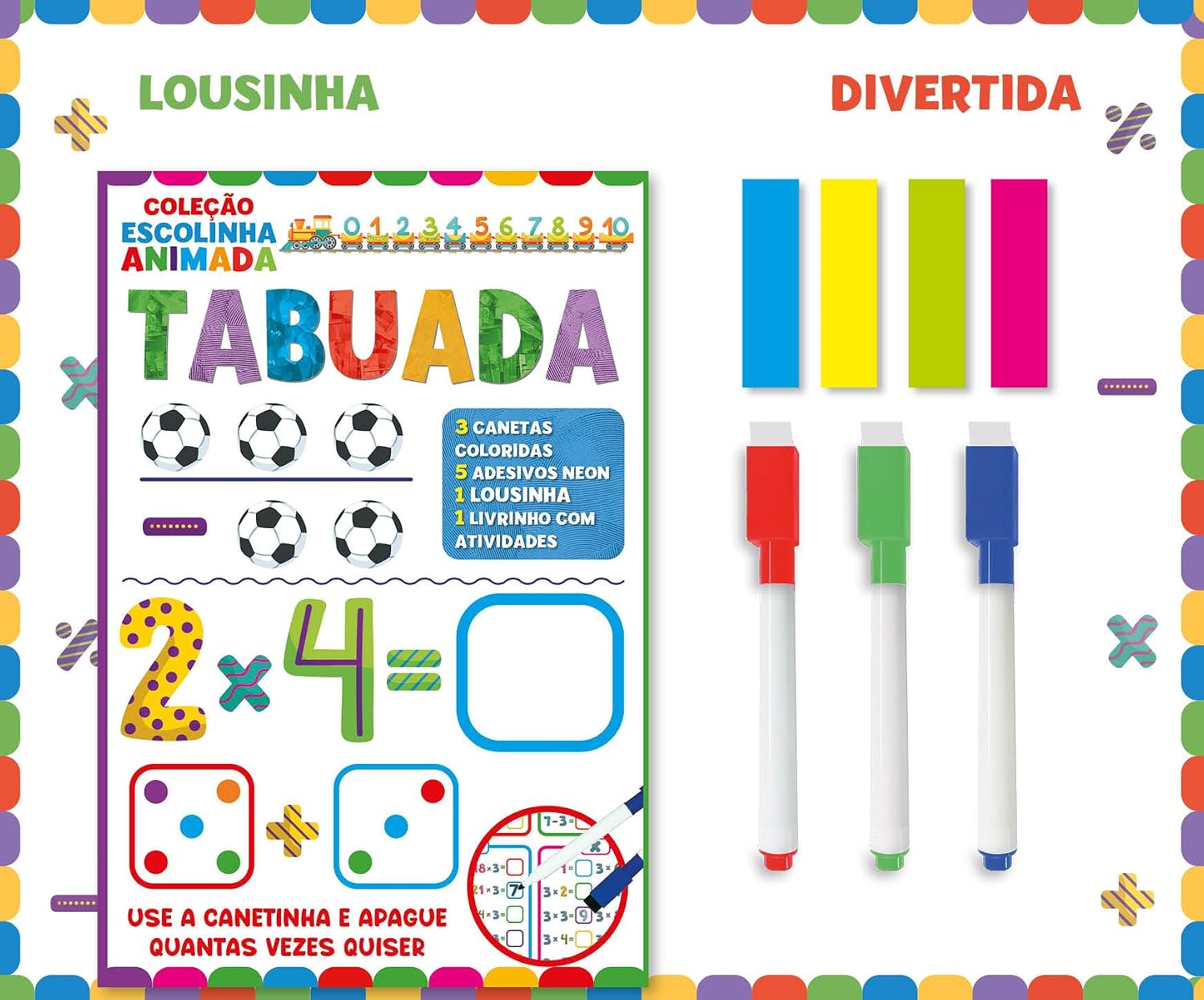 ler totalmente Coleção Escolinha Animada - Tabuada