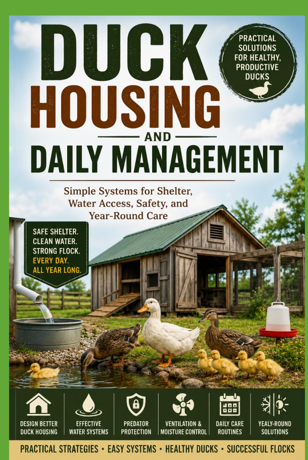 Duck Housing and Daily Management: Simple Systems for Shelter, Water Access, Safety, and Year-Round Care (The Complete Domestic Duck Raising Series) baixar o livro de graça