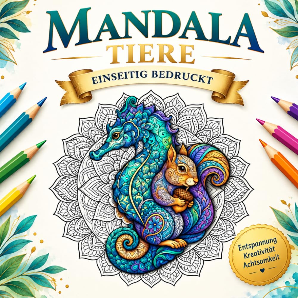ler totalmente Mandala: Tiere (German Edition)