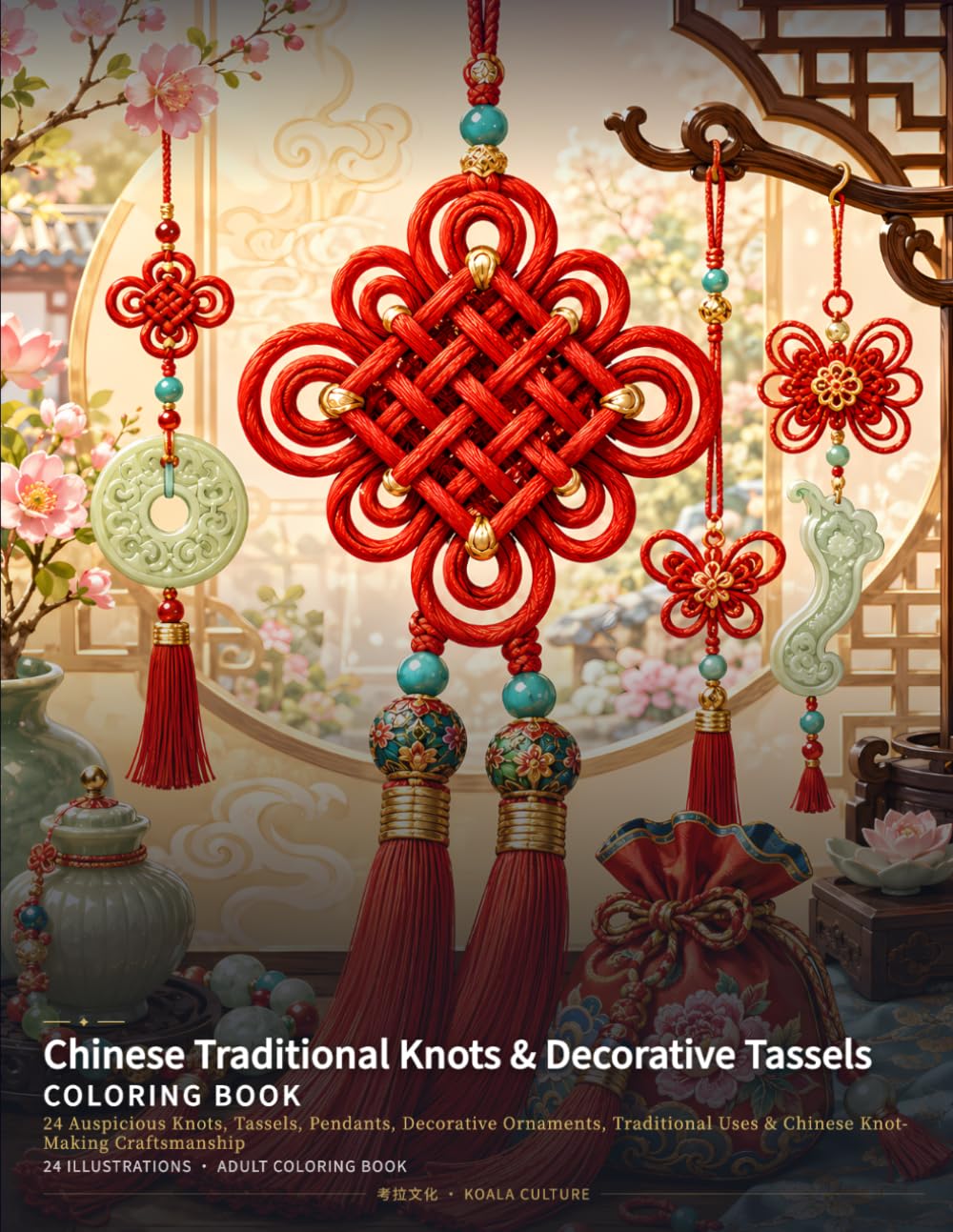 capítulo por capítulo baixar Chinese Traditional Knots & Decorative Tassels Coloring Book: 24 Auspicious Knots, Tassels, Pendants, Decorative Ornaments, Traditional Uses & Chinese... (Chinese Classics Coloring Books)
