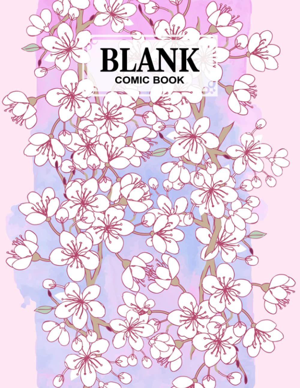 Blank Comic Book: Cherry Blossom Cover, Create Your Own Story, Journal, Notebook, Sketchbook for Kids and Adults, 120 Pages - Size 8.5" x 11" Notebook by Adalbert Schiller baixar livro de graça