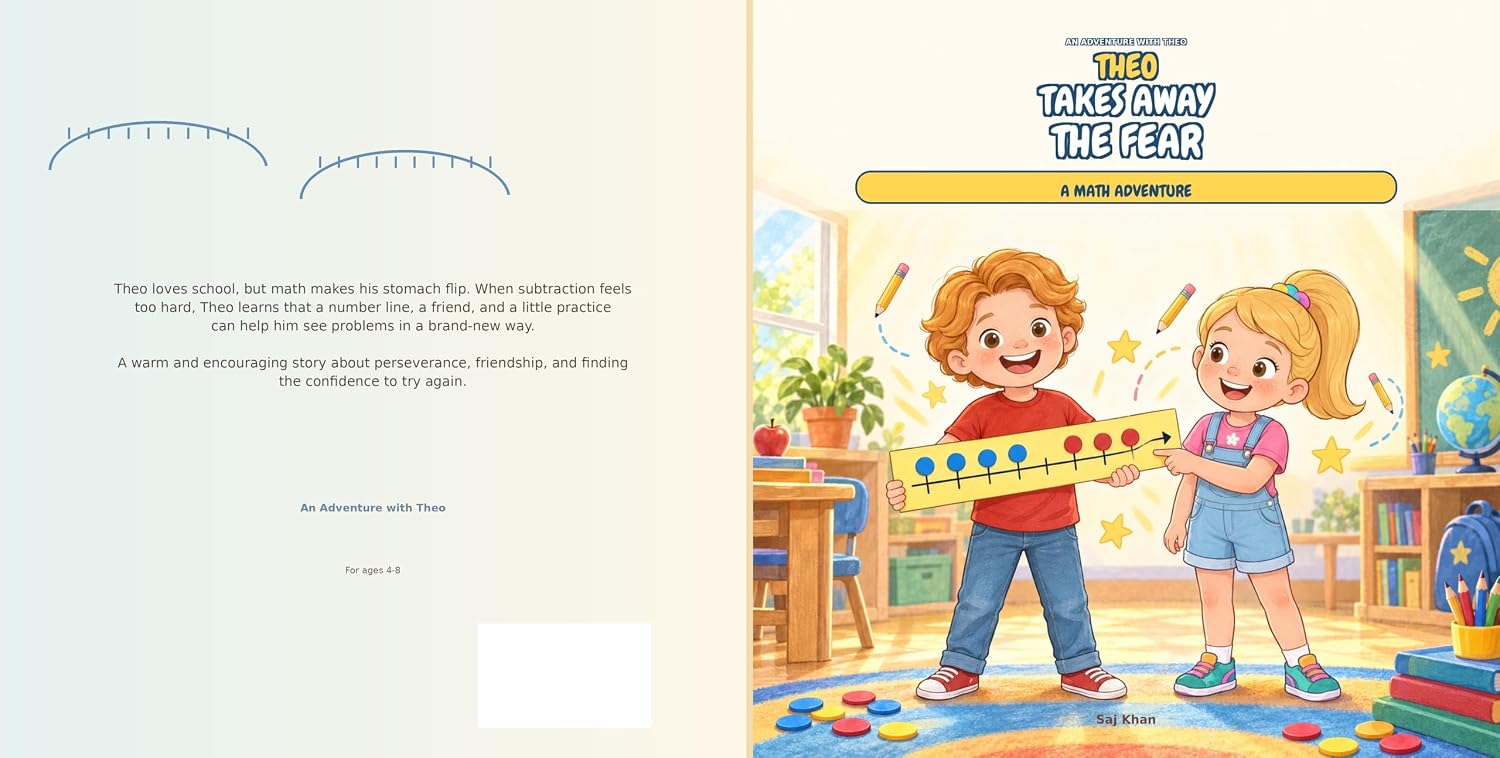 ler totalmente Theo Takes Away The Fear: A Math Adventure (Adventures of Theo) (English Edition)