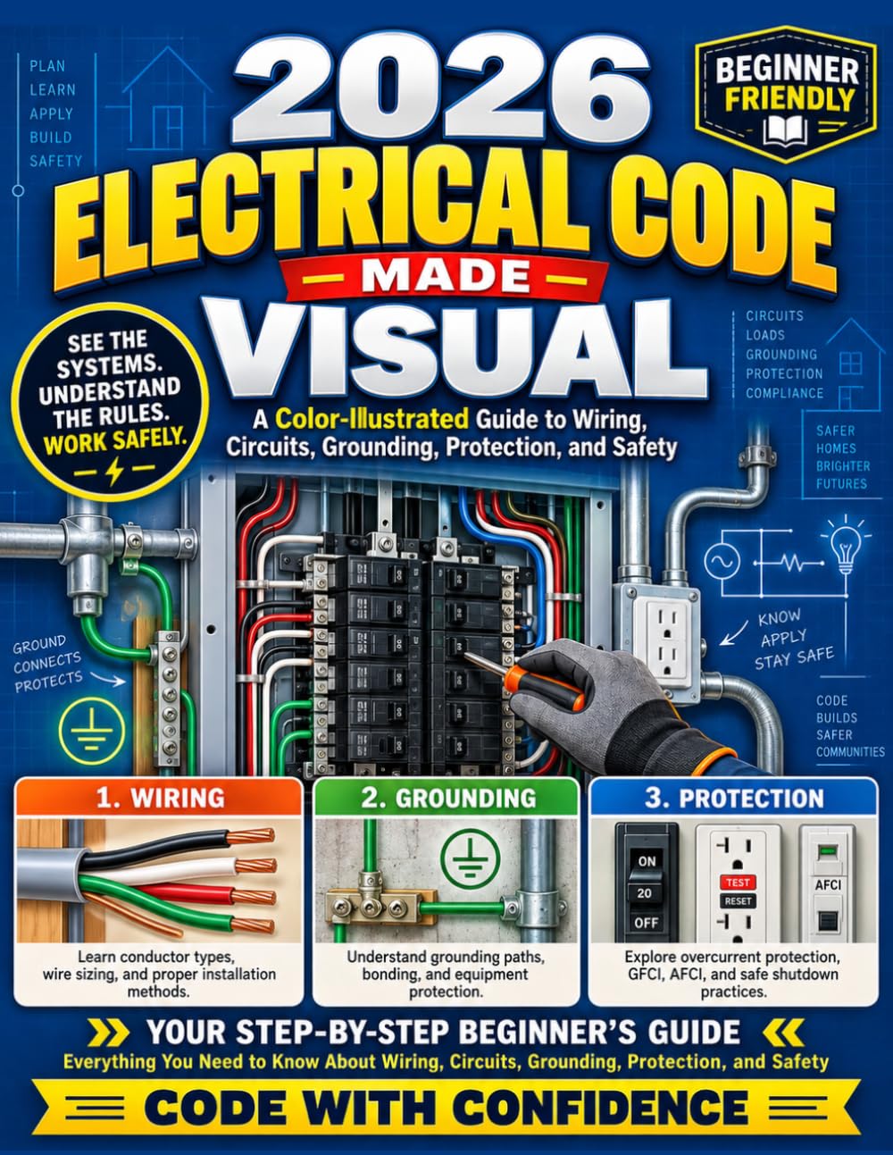 2026 Electrical Code Made Visual: A Color-Illustrated Guide to Wiring, Circuits, Grounding, Protection, and Safety baixar livro de graça