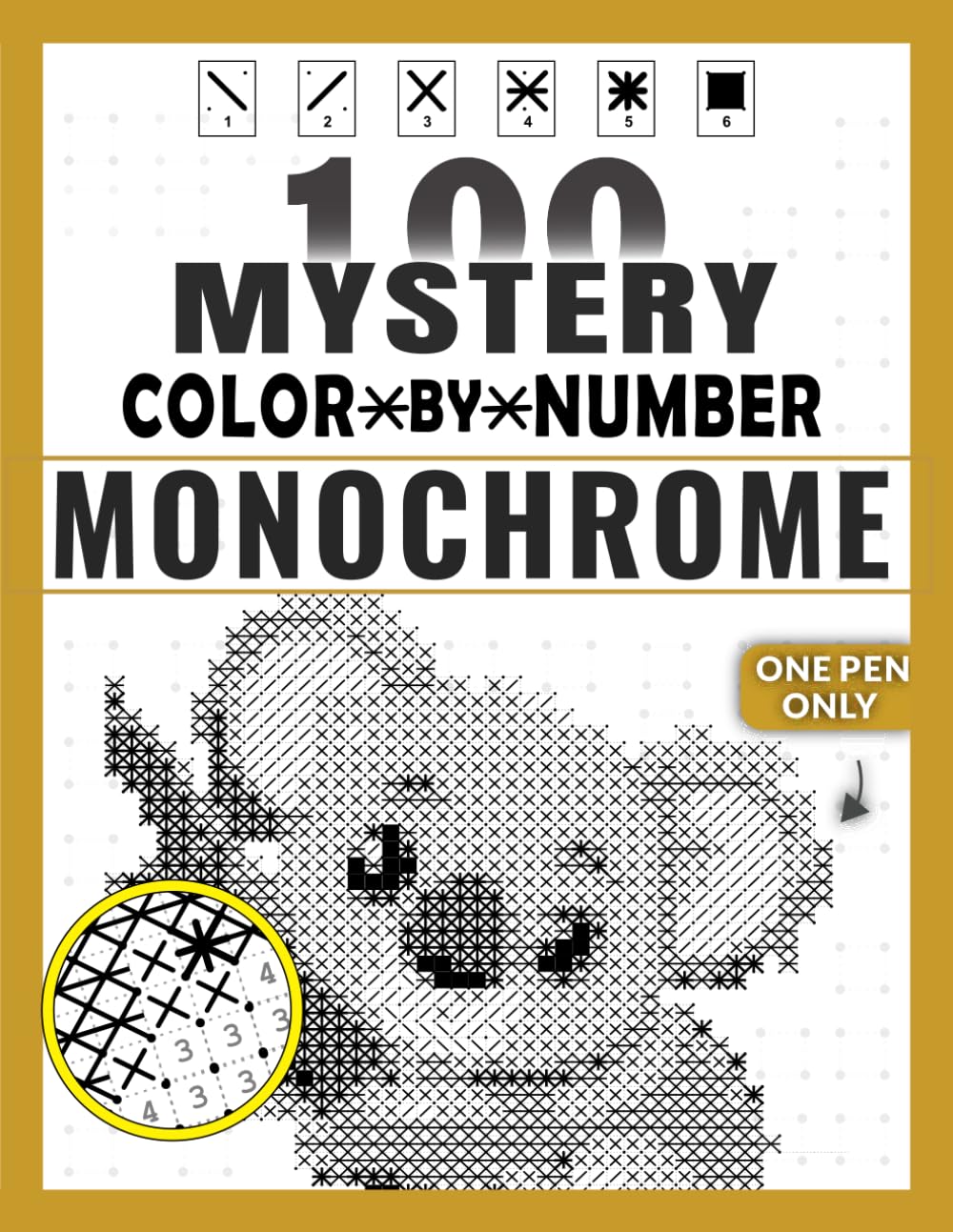 100 Mystery Color by Number Monochrome: Reveal Hidden Images with Six Simple Marks—One Pen, One Puzzle, One Surprise at a Time baixar o livro de graça