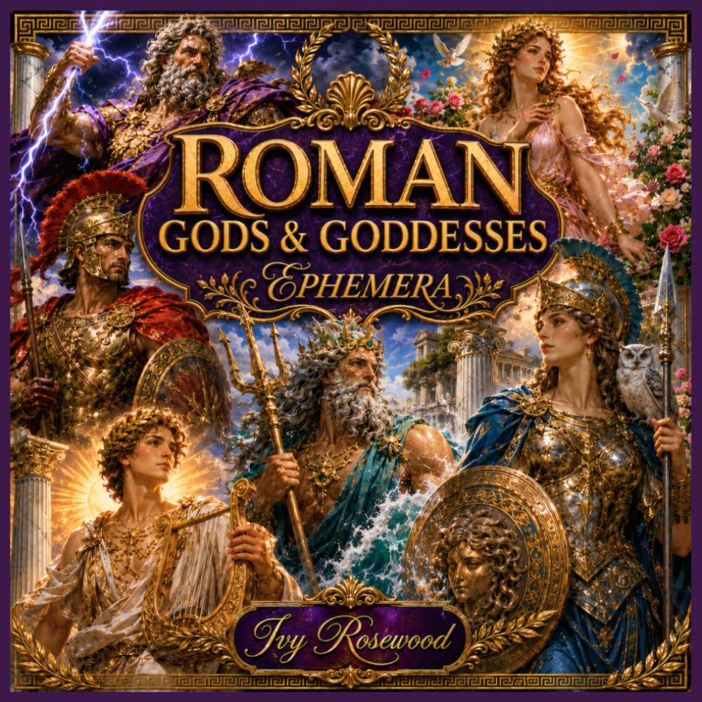 Roman Gods and Goddesses Ephemera: 120 Roman Gods & Goddesses Ephemera Images for Junk Journals, Scrapbooking, Card Making, Paper Crafts & Creative Projects