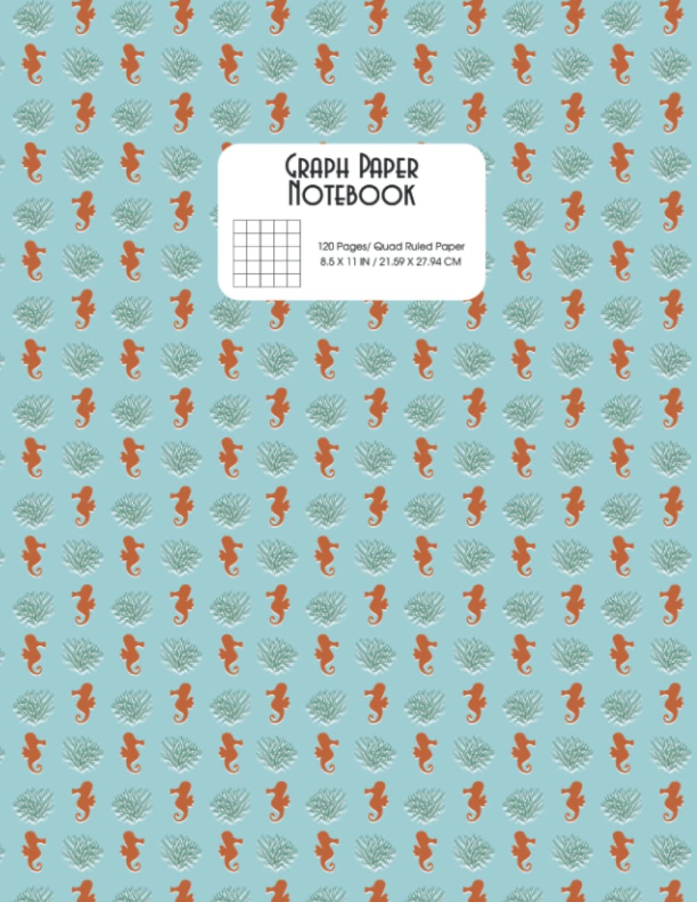 Graph Paper Notebook - 120 Pages 8.5 x 11 inch: Grid Paper Notebook, Grid Paper For Math Science, Engineering, Architects, Artists, Students| Quad Ruled 5x5 - Vol 96 (Graph Paper (5x5))