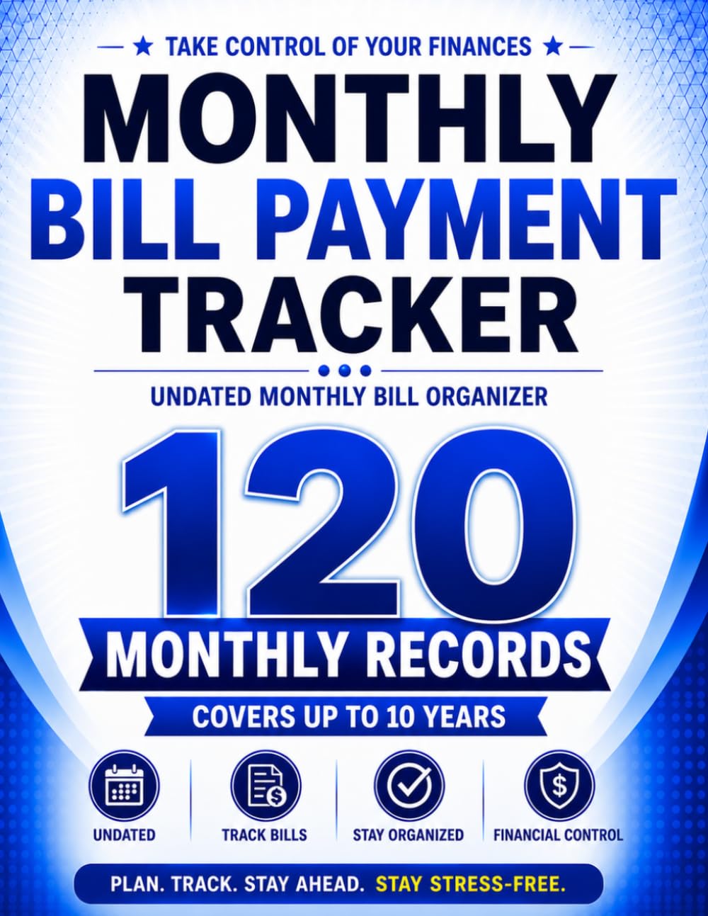 Monthly Bill Payment Tracker: Undated Monthly Bill Organizer and Payment Log Book for Personal Budgeting, Expense Tracking, Financial Planning, and Household Bill Management baixar o livro de graça