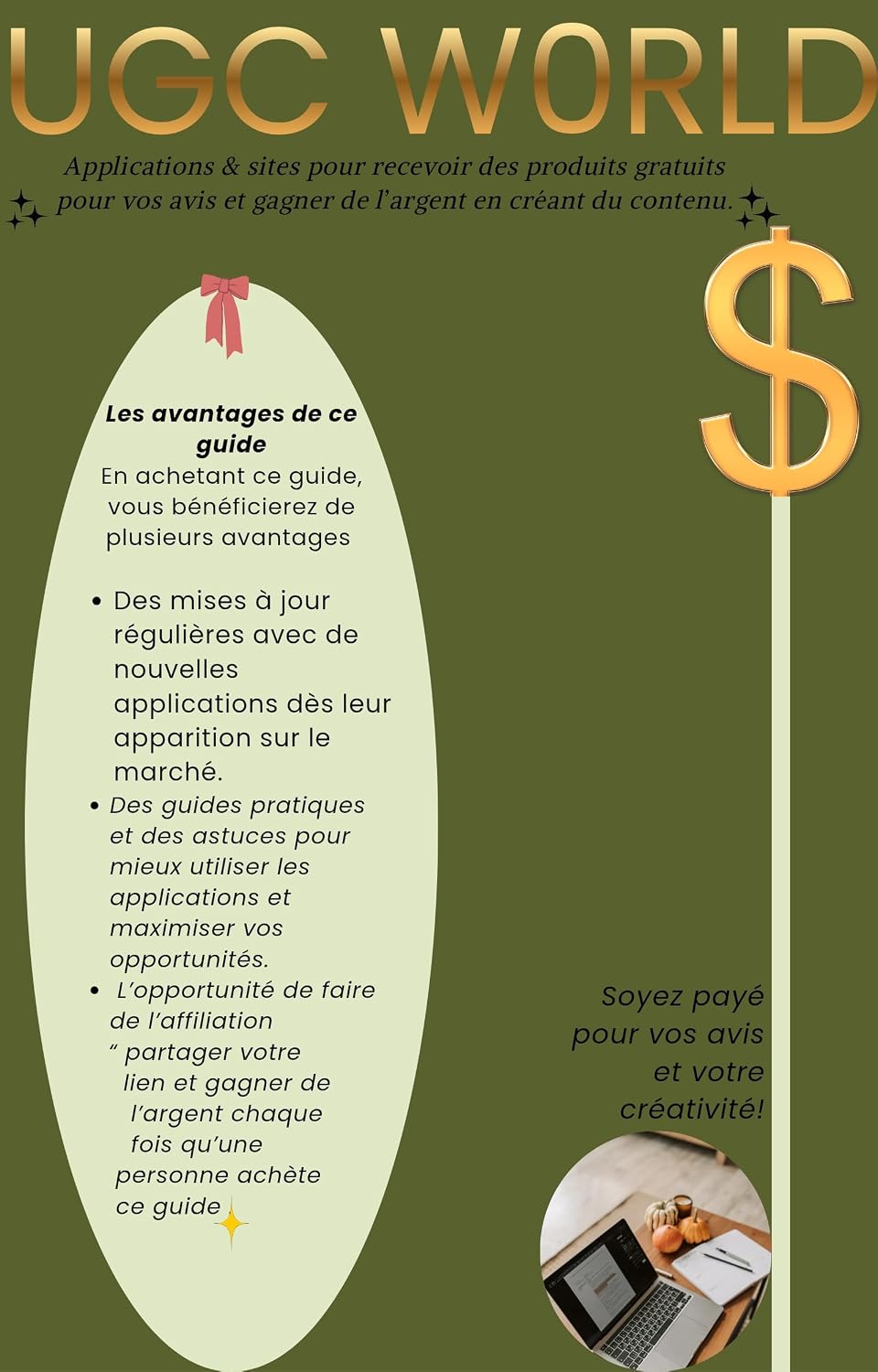 UGC WORLD: Le guide complet pour obtenir des produits gratuits à tester et être payé pour vos contenus (French Edition) baixar livro de graça
