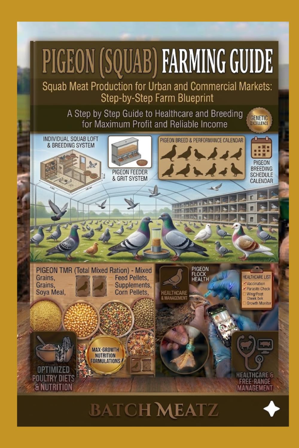 Pigeon (Squab) Farming Guide: Squab Meat Production for Urban and Commercial Markets: Step-by-Step Farm Blueprint baixar livro de graça