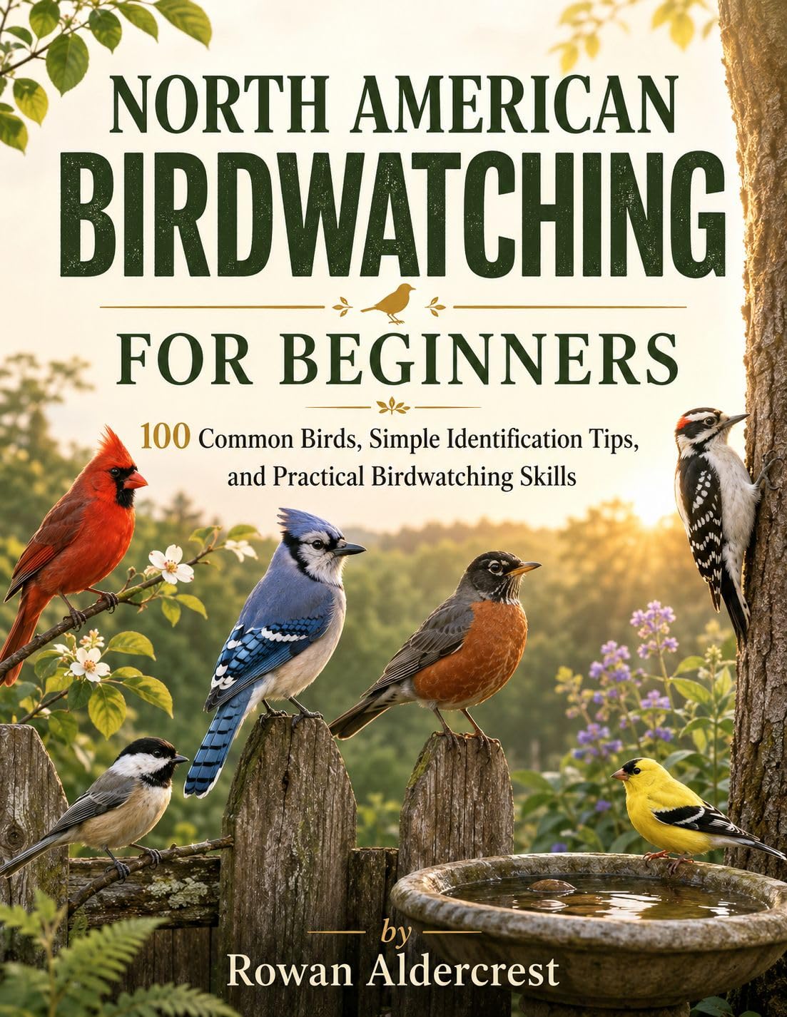 NORTH AMERICAN BIRDWATCHING FOR BEGINNERS: 100 Common Birds, Simple Identification Tips, and Practical Birdwatching Skills (English Edition) baixar livro de graça