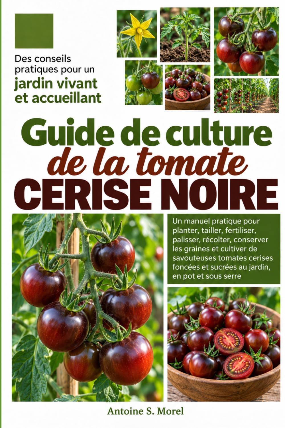 ler totalmente GUIDE DE CULTURE DE LA TOMATE CERISE NOIRE: Un manuel pratique pour planter, tailler, fertiliser, palisser, récolter, conserver les graines et... jardin, en pot et sous serre (French Edition)