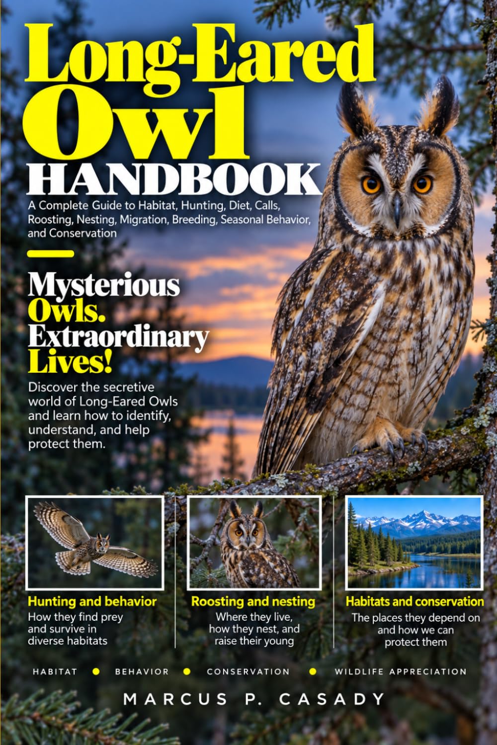 Long-Eared Owl Handbook: A Complete Guide to Habitat, Hunting, Diet, Calls, Roosting, Nesting, Migration, Breeding, Seasonal Behavior, and Conservation baixar livro de graça