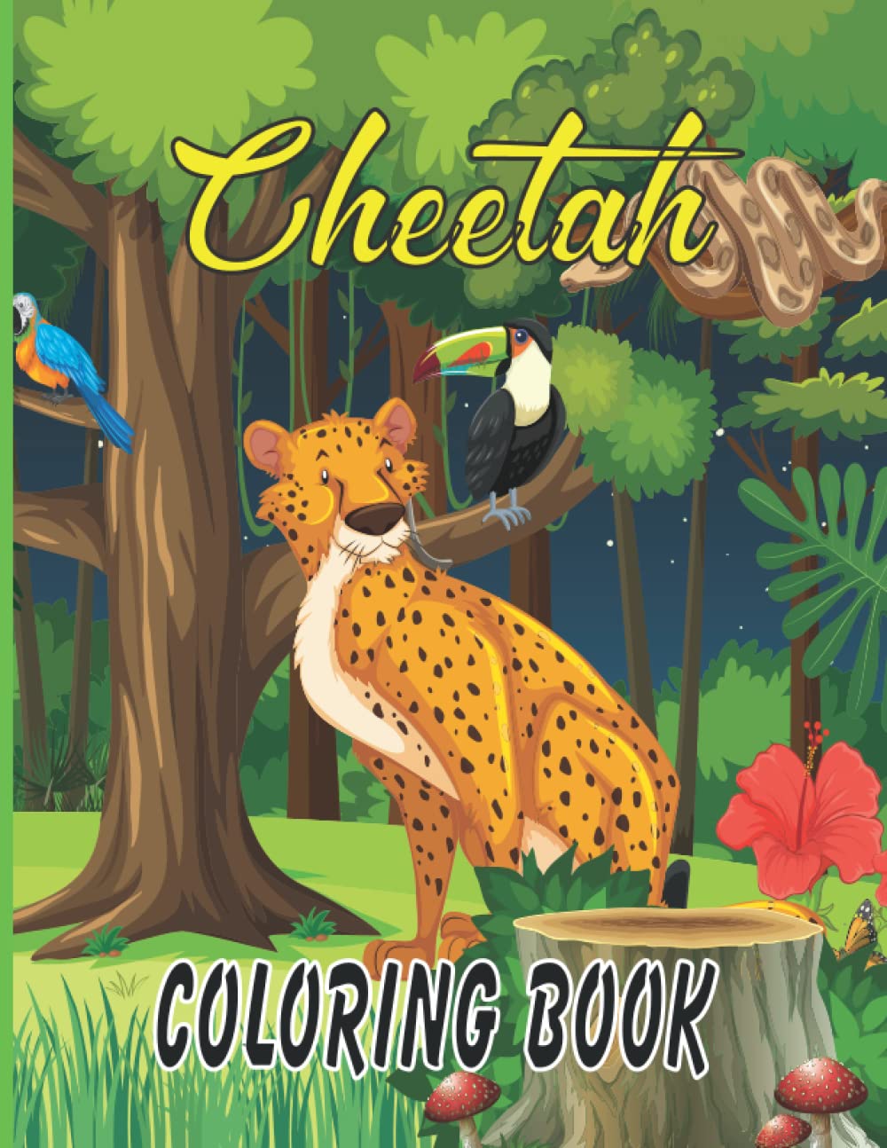 Cheetah Coloring Book: A Funny Leopard Coloring book For kids | Funny Coloring Book For Ages 2-4, 6-8, 10-12, Cheetah Coloring Book Gift For Girls Boys Son Daughter baixar o livro de graça