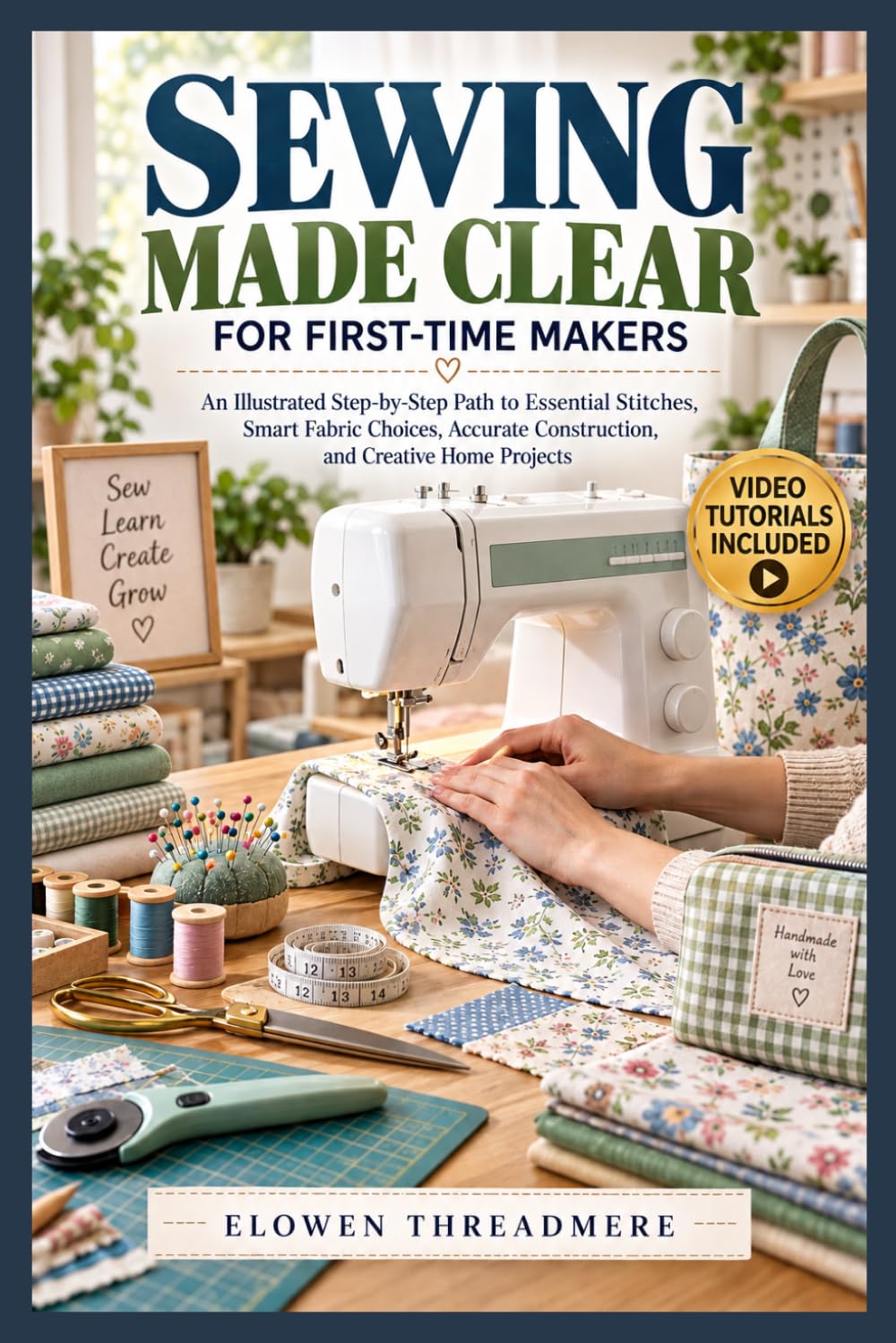 capítulo por capítulo baixar Sewing Made Clear for First-Time Makers: An Illustrated Step-by-Step Path to Essential Stitches, Smart Fabric Choices, Accurate Construction, and Creative Home Projects