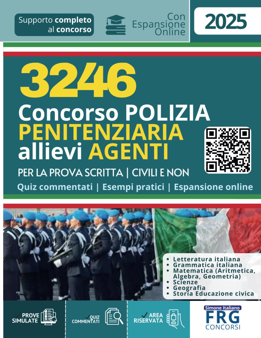 Concorso Polizia Penitenziaria 2025 | Allievi Agenti e Civili, per la prova scritta | con Quiz commentati, Esempi pratici, Espansione online (Italian Edition) baixar livro de graça