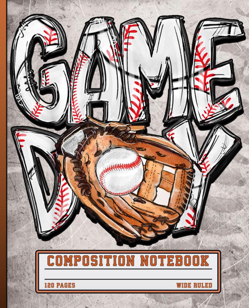ler totalmente Game Day Baseball Softball Composition Notebook: 7.5 x 9.25 Inches, 120 Pages Journal Wide Ruled, Lined Paper Perfect For Sports Moms and Fans, Travel, Office, Home And School