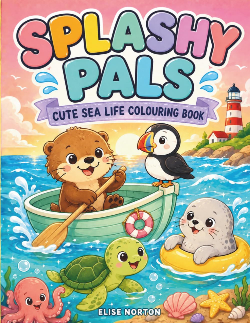 Splashy Pals: Colouring Book for Adults and Teens Featuring Adorable Sea Creatures in Cosy Moments for Relaxation (Cute & Comfy) baixar o livro de graça
