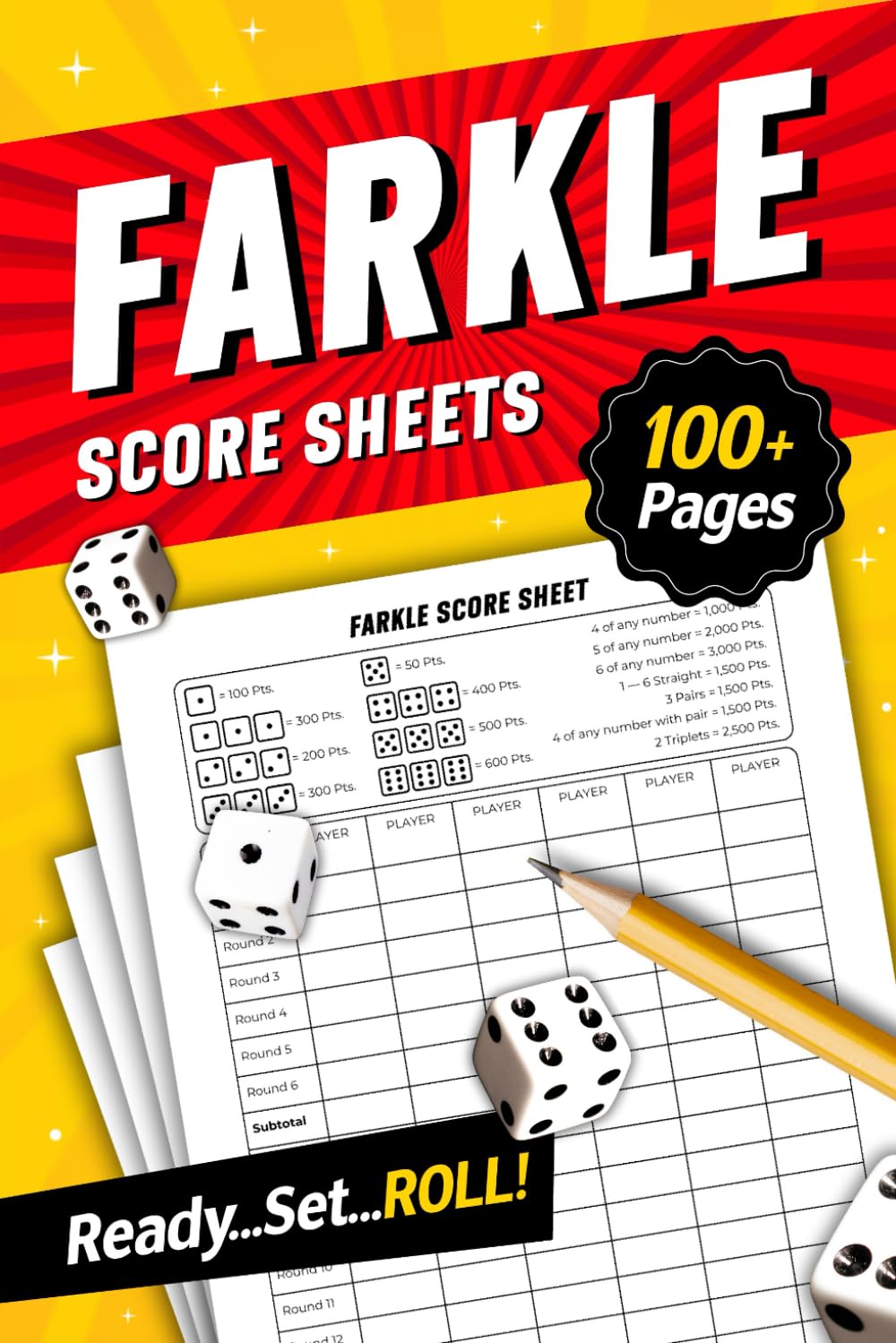 Farkle Score Sheets: 100+ Pages For Scorekeeping (6x9) baixar o livro de graça