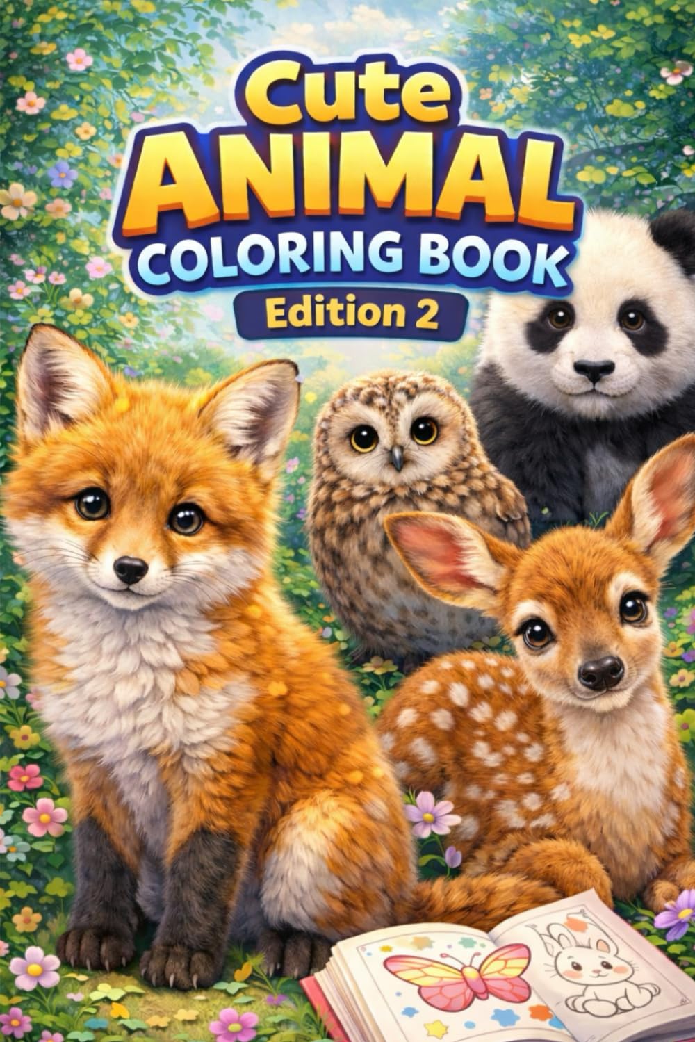 Cute Animal Coloring Book (Portuguese Edition) baixar livro de graça