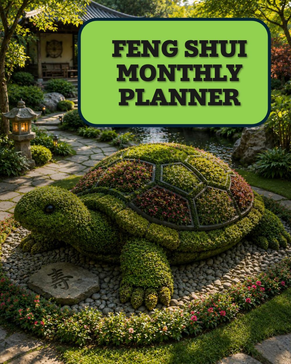 Feng Shui Monthly Planner: Undated Minimalist Simple Calendar Large Spaces Organiser Turtle Edition baixar livro de graça