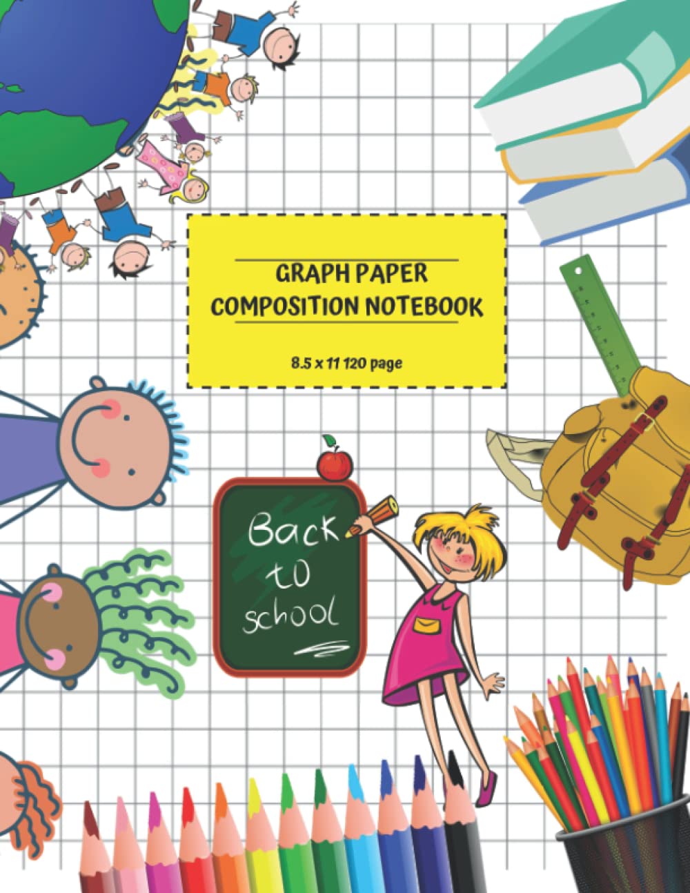 Graph Paper Composition Notebook 8.5 x 11 120 pages:: Graph Paper Composition Notebook for Math and Science Students. baixar o livro de graça
