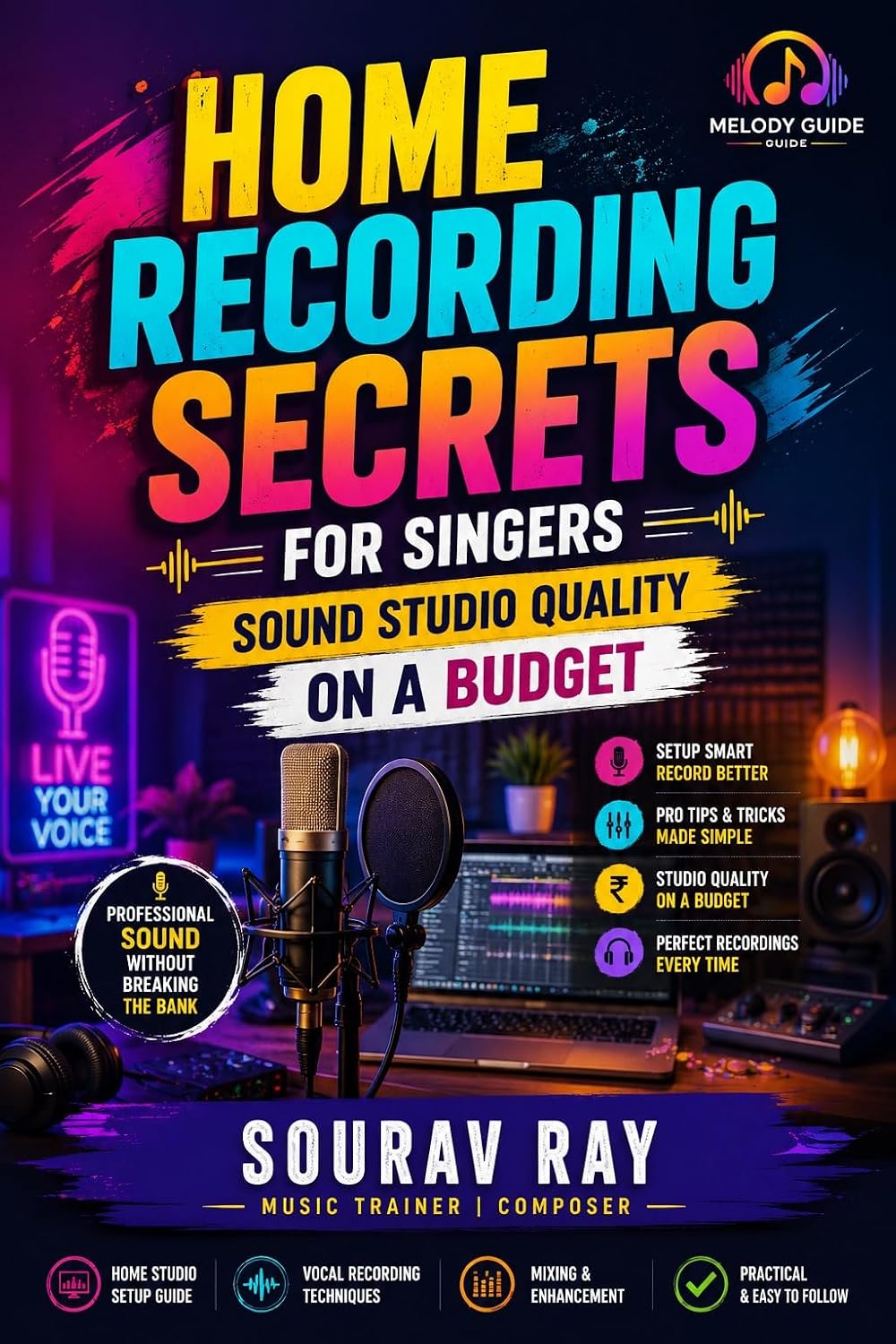 ler totalmente Home Recording Secrets For Singers: Sound Studio Quality On A Budget (English Edition)