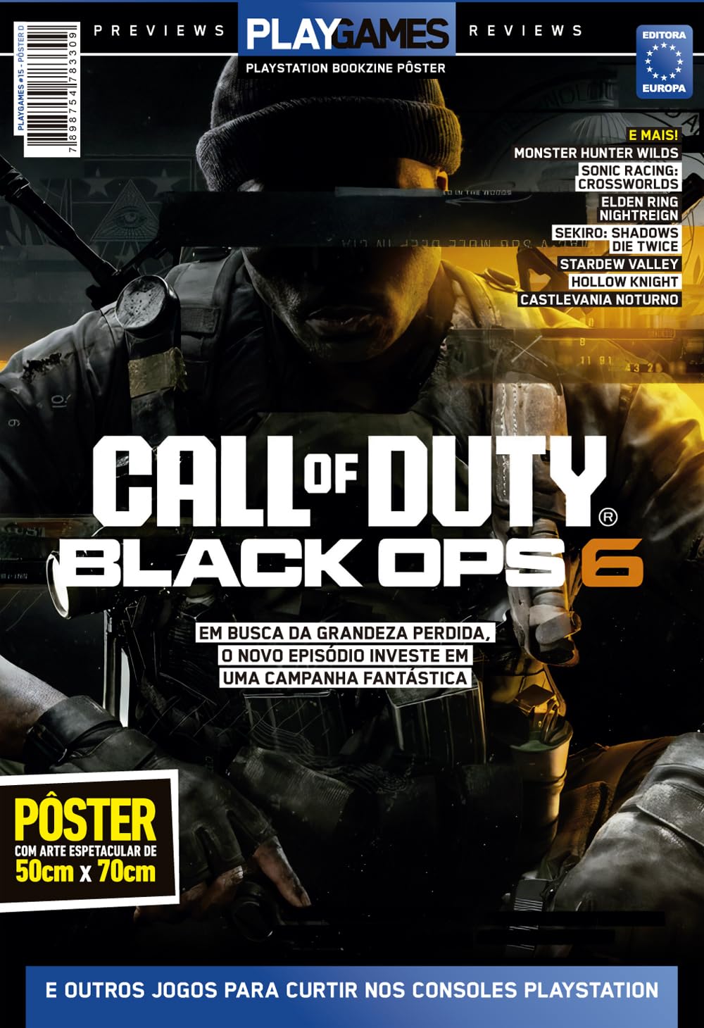 ler totalmente Call of Duty: Black Ops 6 - Superpôster PlayGames