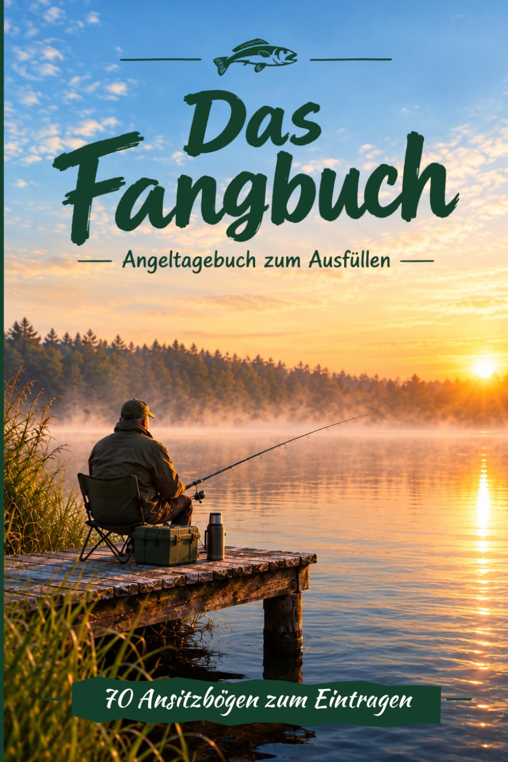 Das Fangbuch: Angeltagebuch zum Ausfüllen. 70 Ansitzbögen auf Doppelseiten mit Wetter, Wasser, Köder und Fang, Gewässerblätter, Schonzeiten und... und Jahresauswertung. (German Edition) baixar o livro de graça