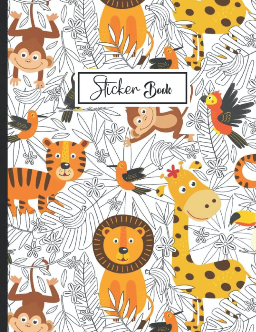 Sticker Book: Animals Theme Sticker Book Collecting Album Blank Notebook. baixar o livro de graça