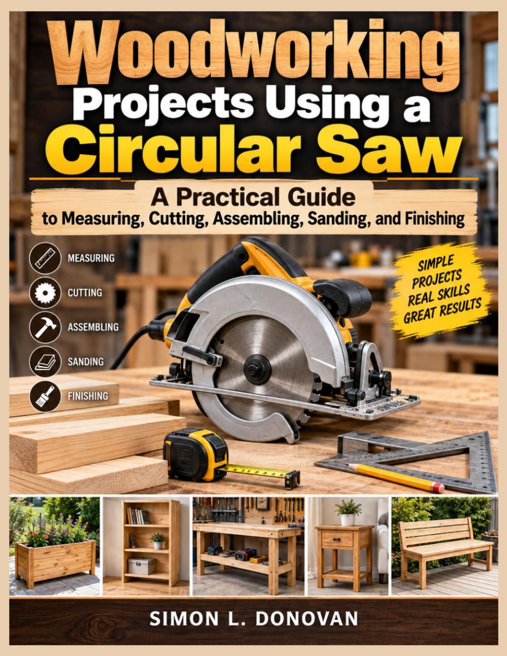 capítulo por capítulo baixar Woodworking Projects Using a Circular Saw: A Practical Guide to Measuring, Cutting, Assembling, Sanding, and Finishing