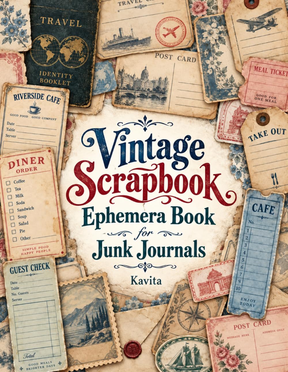 capítulo por capítulo baixar Vintage Scrapbook Ephemera Book for Junk Journals: Travel, Tickets, Labels and Classic Collage Cutouts for Scrapbooking and Paper Crafts