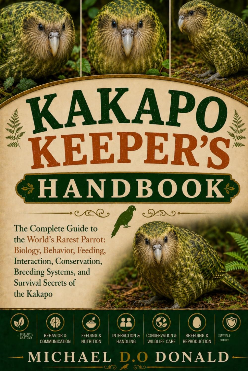 Kakapo Keeper's Handbook: The Complete Guide to the World's Rarest Parrot: Biology, Behavior, Feeding, Interaction, Conservation, Breeding Systems, and Survival Secrets of the Kakapo baixar livro de graça