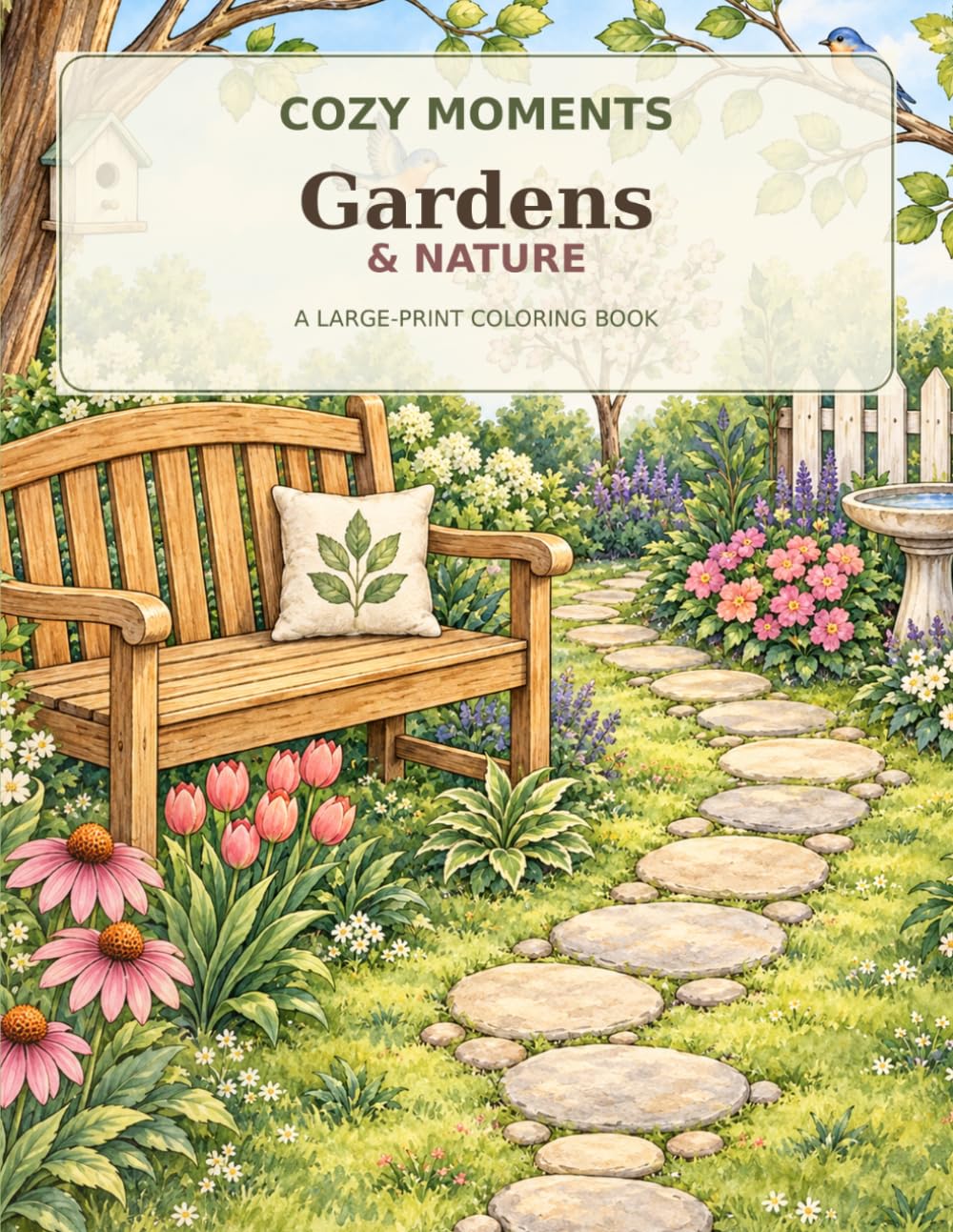 Cozy Moments Gardens and Nature: A Relaxing Coloring Book for Nature Lovers (Cozy Moments Adult Coloring Book) baixar o livro de graça