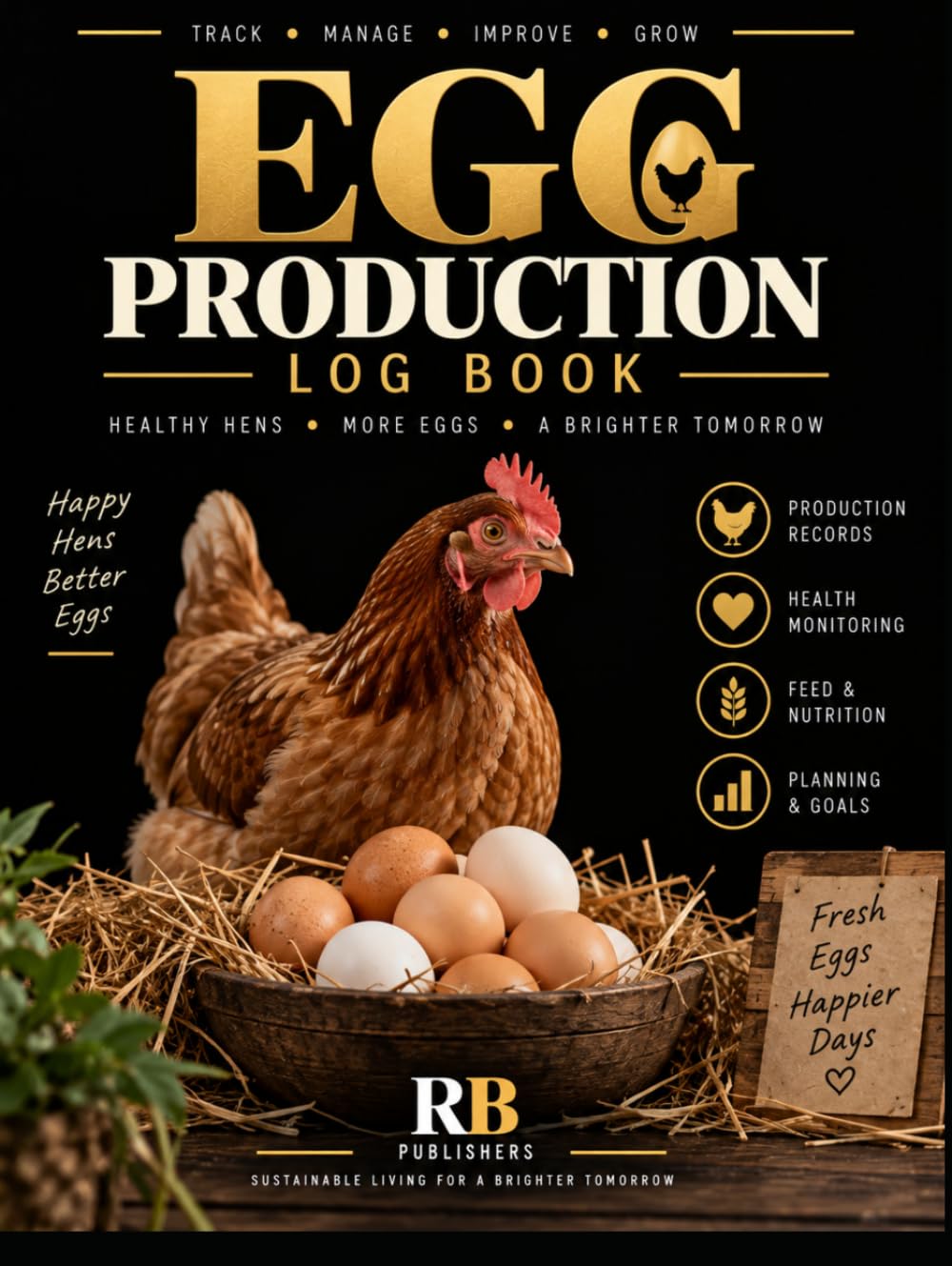 capítulo por capítulo baixar Egg Production Log Book: Daily Egg Collection Record for Backyard Chickens, Poultry Keepers, Homesteads and Small Farms