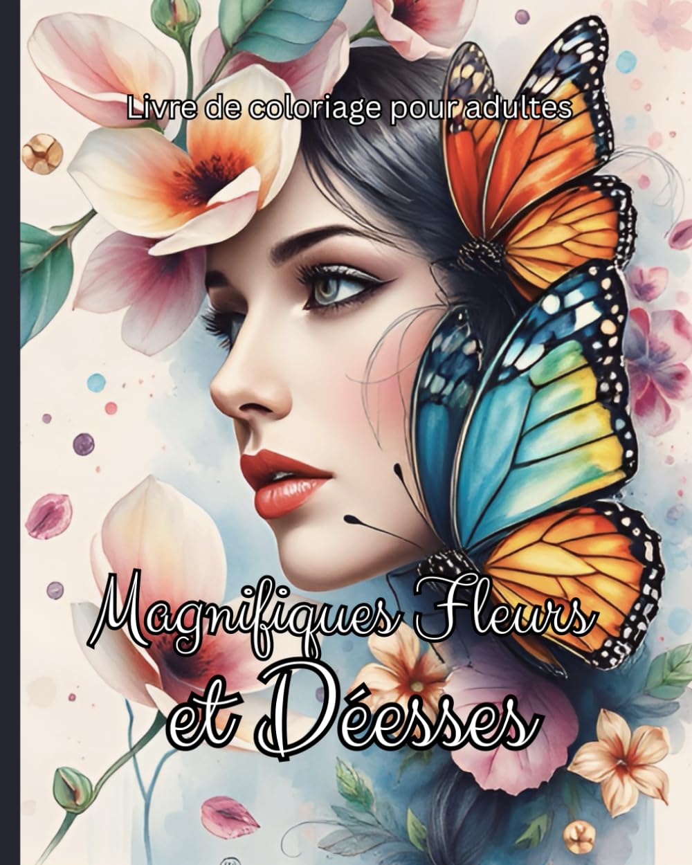 Livre de coloriage pour adultes Magnifiques Fleurs et Déesses: Designs incroyables pour soulager le stress, se détendre et la relaxation (French Edition) baixar livro de graça