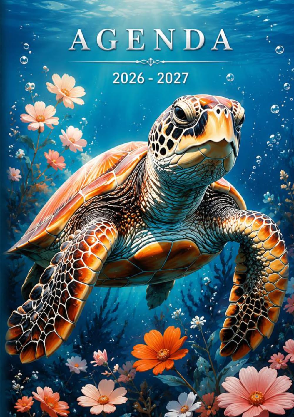 ler totalmente AGENDA SCOLAIRE 2026-2027: TORTUE MARINE | Organisateur et Planificateur Journalier - 1 Jour par page | Primaire, Collège, Lycée pour Fille et Garçon (French Edition)
