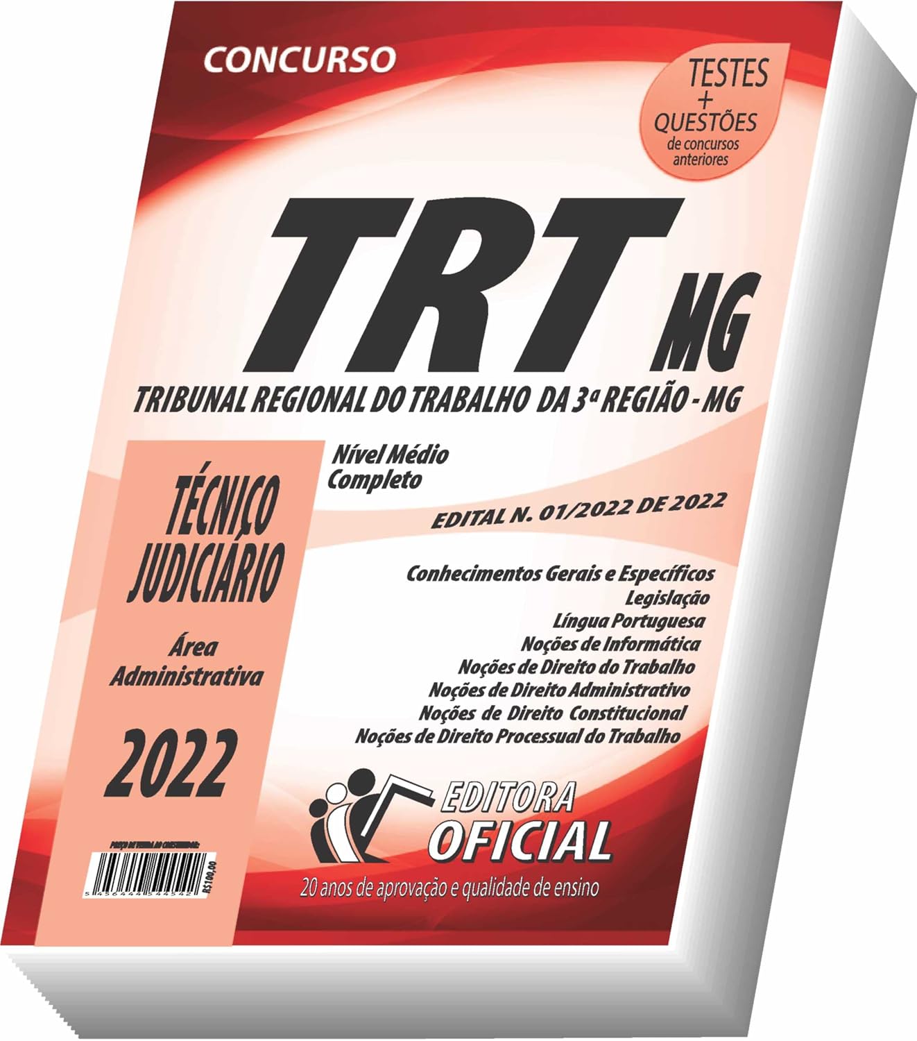 capítulo por capítulo baixar Apostila TRT MG - Técnico Judiciário - Área Administrativa: 01