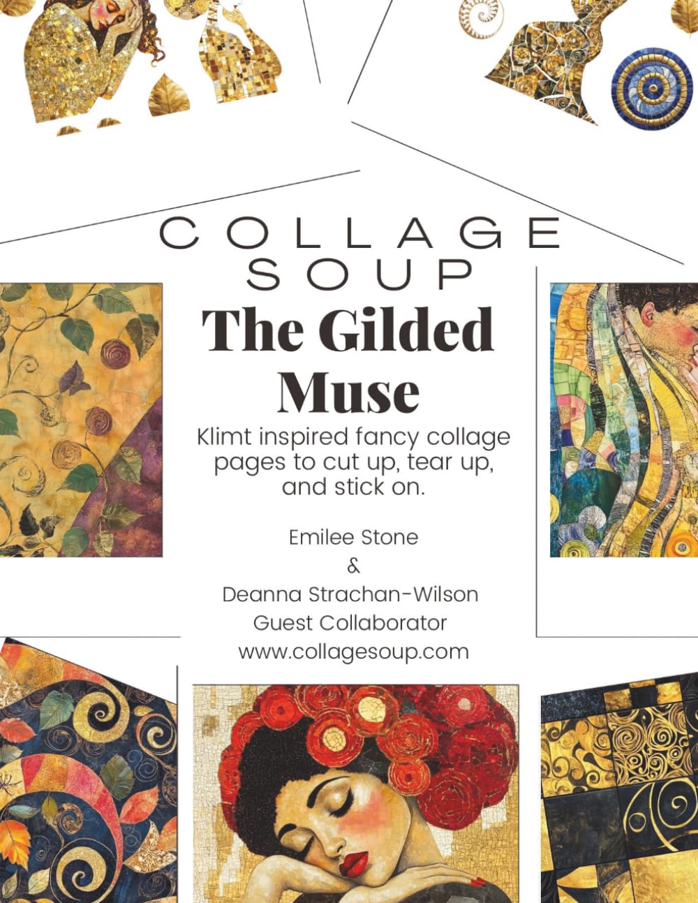 The Gilded Muse by Collage Soup: Klimt-Inspired Fancy Art Papers for Junk Journals and Mixed Media baixar o livro de graça