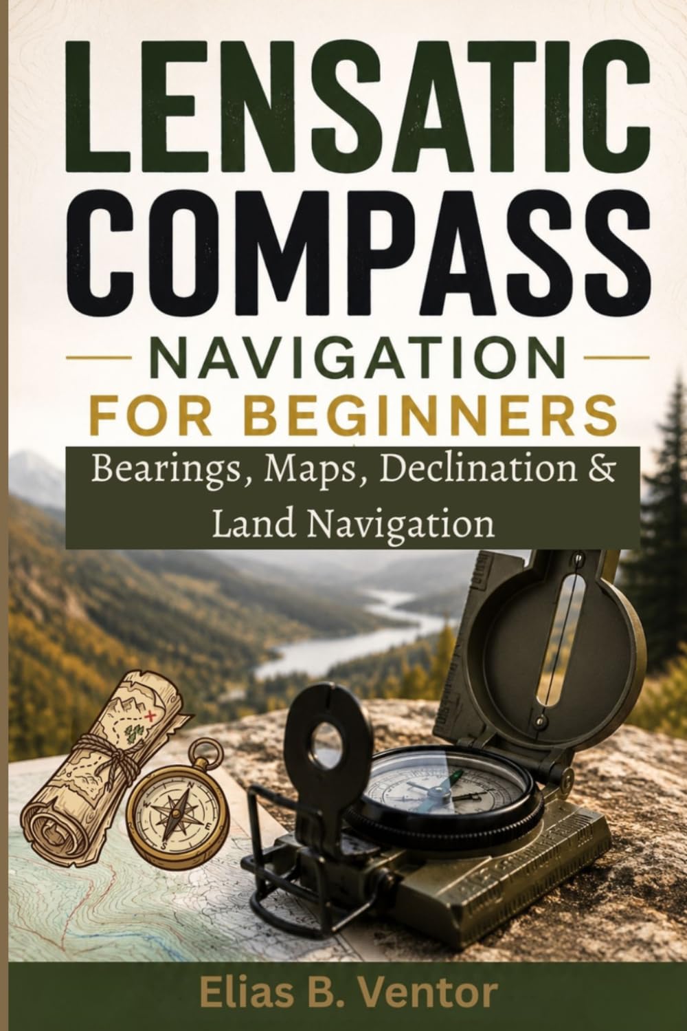 capítulo por capítulo baixar Lensatic Compass Navigation for Beginners: Bearings, Maps, Declination & Land Navigation