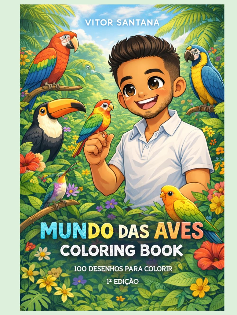 mundo das aves: coloring book (Portuguese Edition) baixar o livro de graça