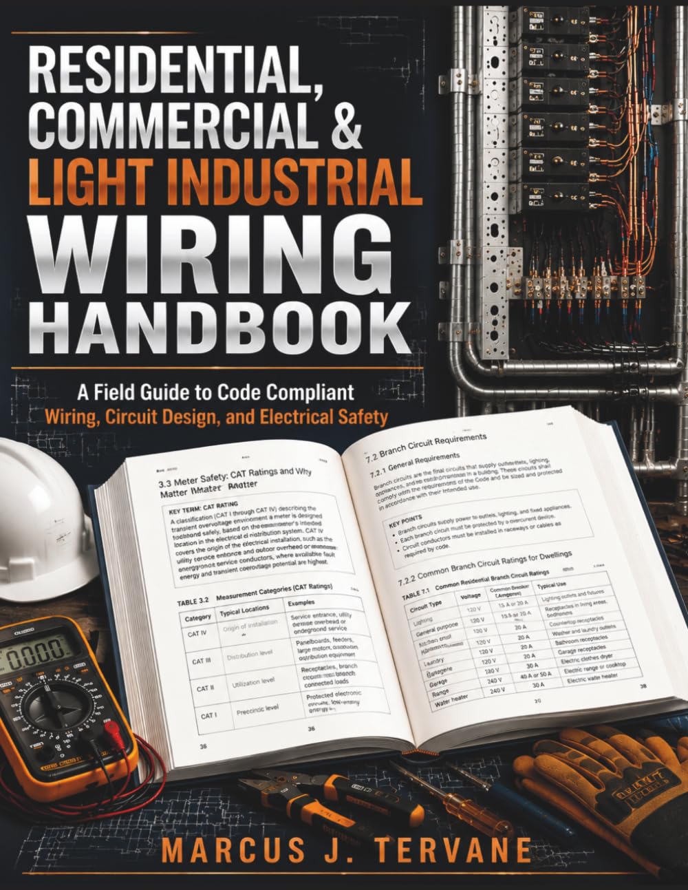 ler totalmente Residential, Commercial & Light Industrial Wiring Handbook: A Field Guide to Code Compliant Wiring, Circuit Design, and Electrical Safety