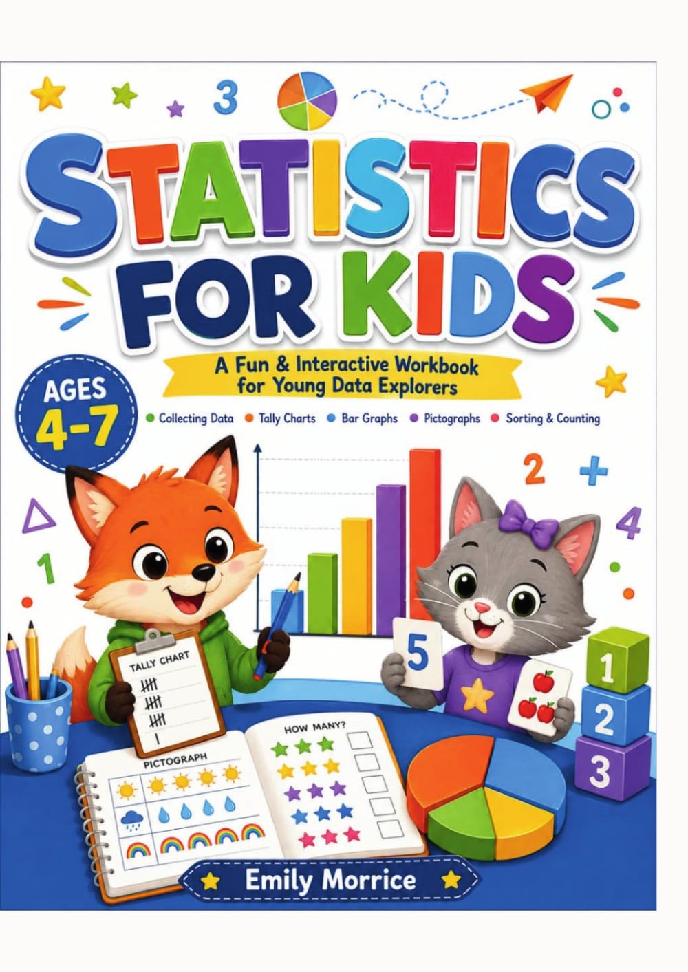 capítulo por capítulo baixar Statistics for Kids Workbook: Collecting Data, Tally Charts, Bar Graphs & More — Ages 4–7 (Japanese Edition)